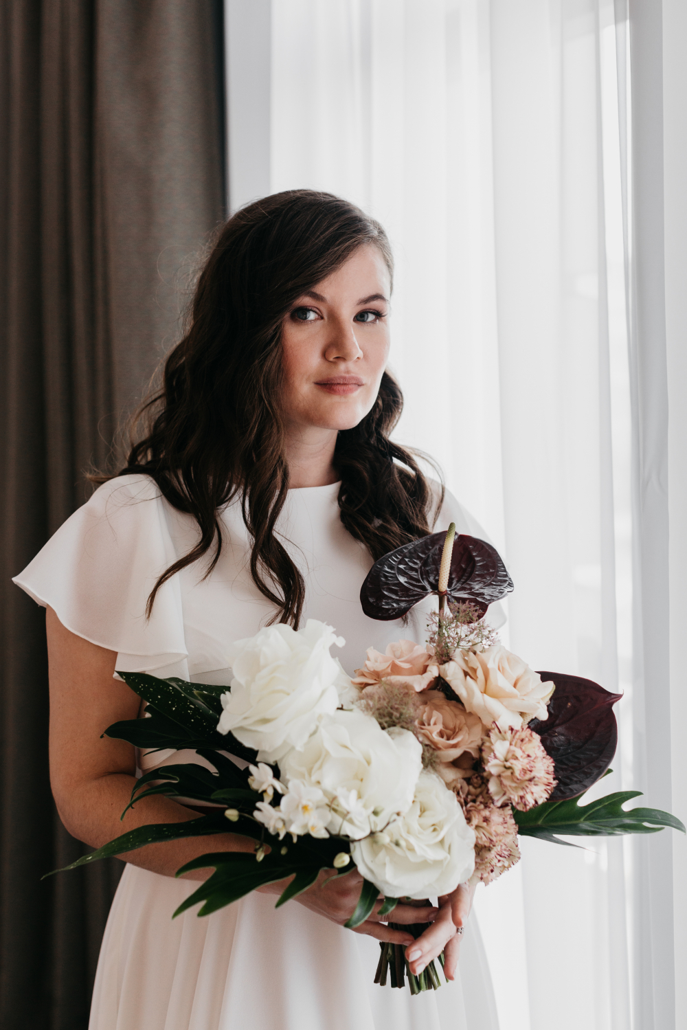 Яркий, нестандартный, современный букет