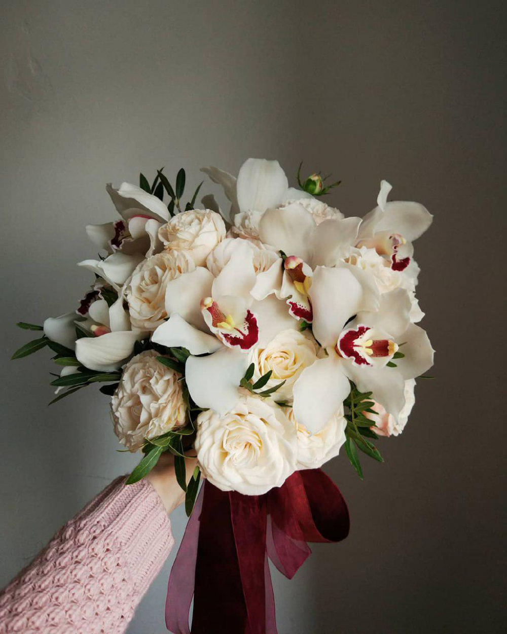 Букет невесты из орхидей - 86 фото