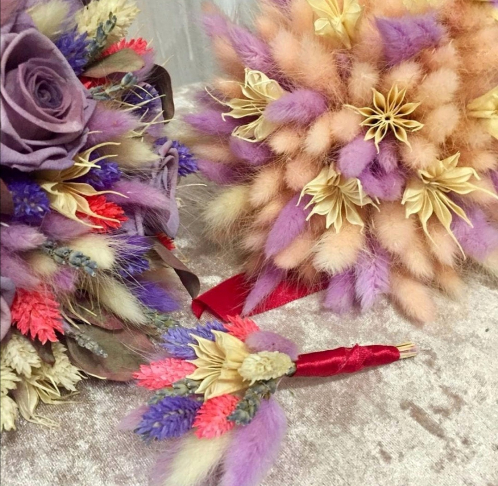 букет из сухоцветов