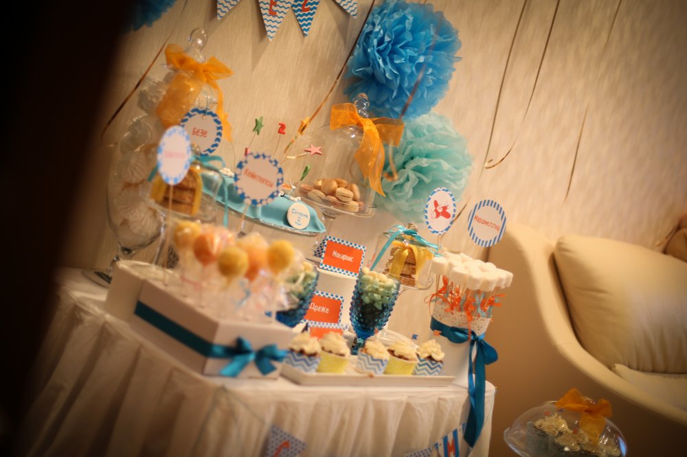 Сладкий стол на день рождения мальчика в стиле мультика "Самолеты".