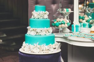 Торт в стиле Tiffany&Co