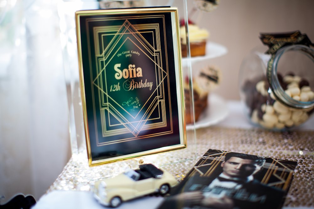 Candy Bar для вечеринки в стиле Great Gatsby 