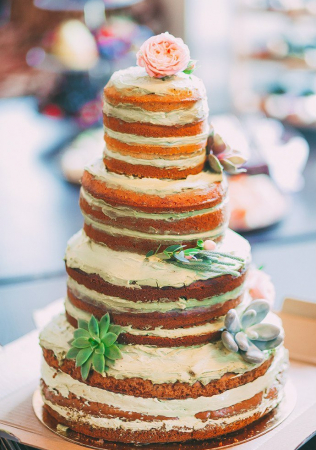 торт с открытыми коржами, торт и сладкий стол КРОШКИ