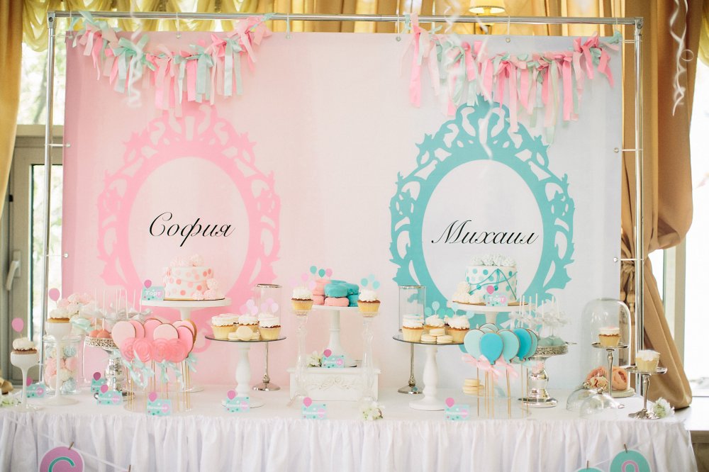 Кэнди бар в стиле "воздушные шарики"