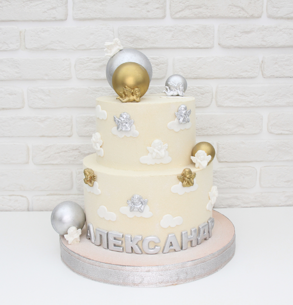 Торт на крещение малыша