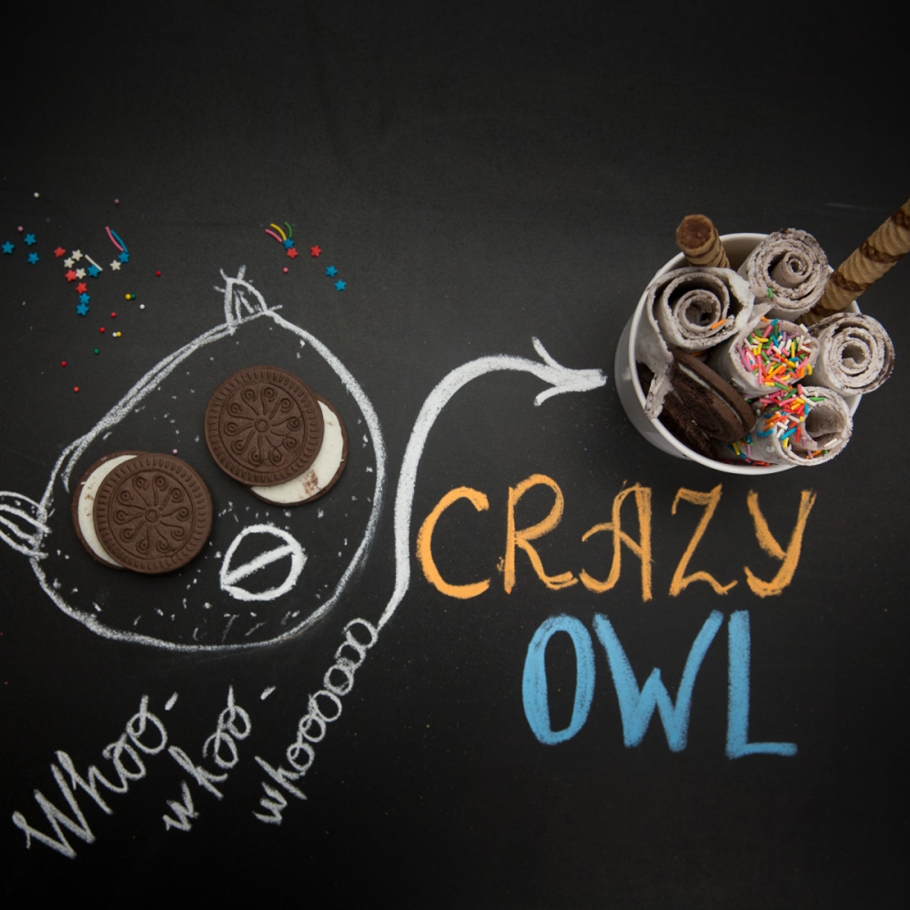 какао, сливки, печенье орео