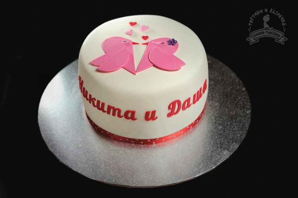 Свадебный тортик для семейного торжества