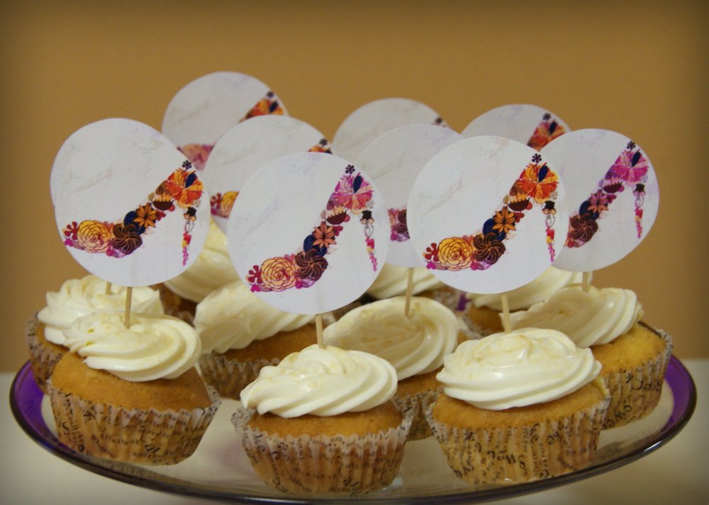 Капкейки с индивидуальным дизайном.