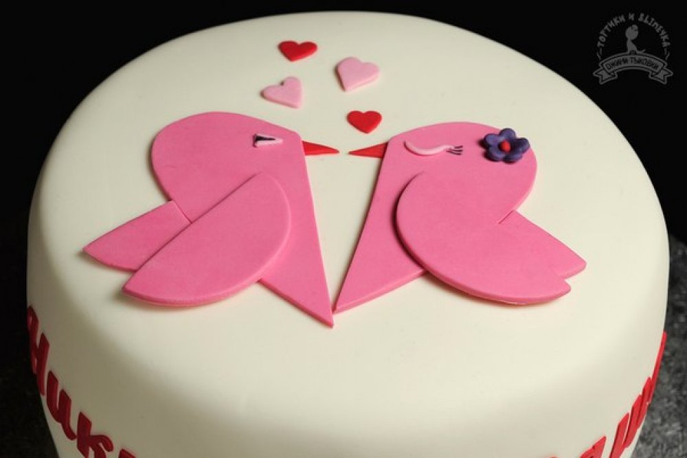 Свадебный тортик для семейного торжества