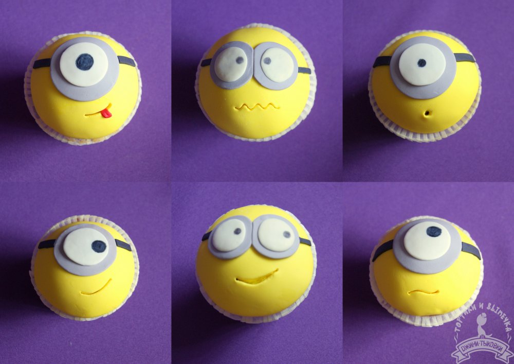 Капкейки "Миньоны"