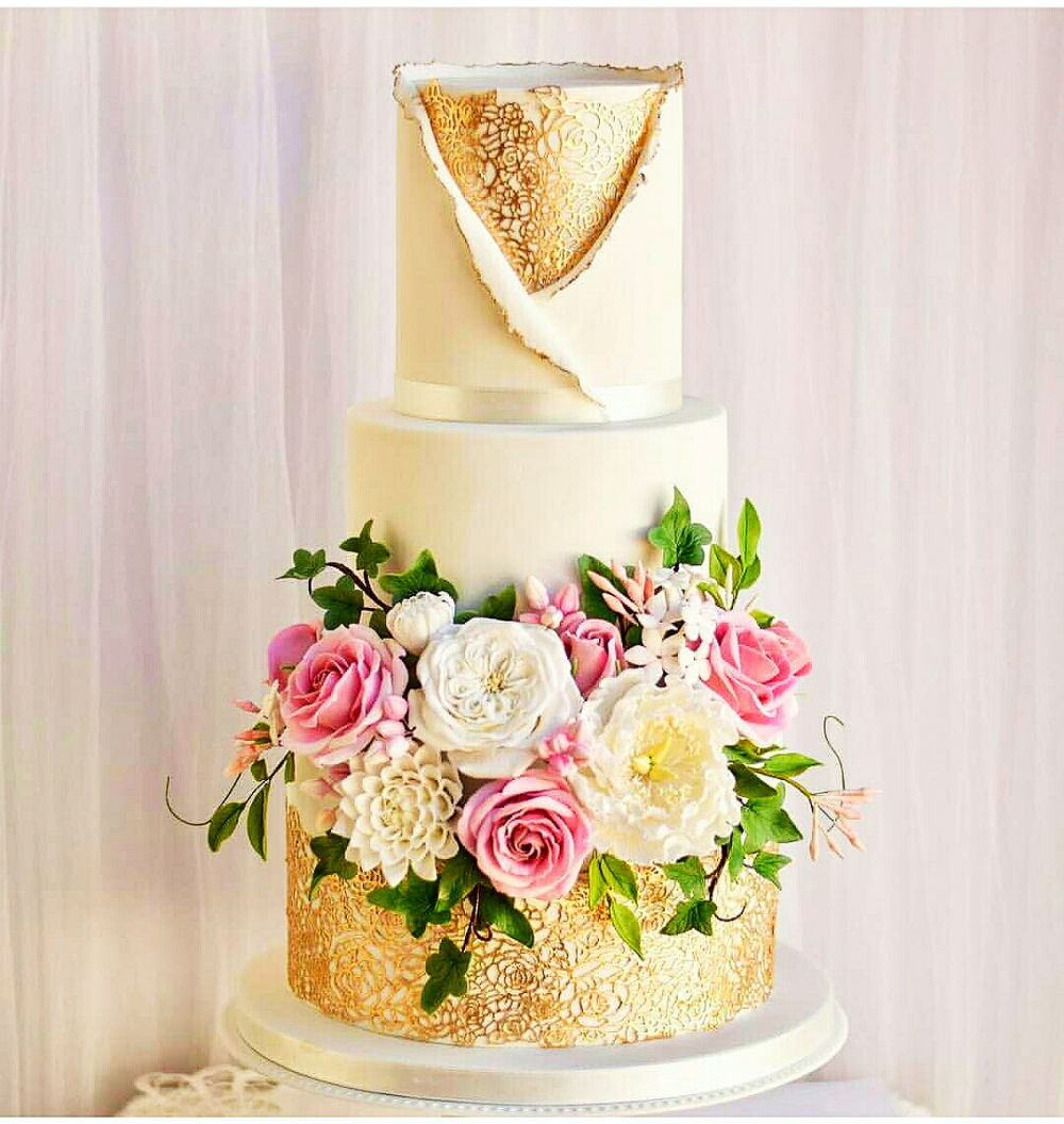 Свадебный торт "Даниэлла". Цена 1900р/кг. Вес торта на фото 12кг. Минимальный заказ 2кг.