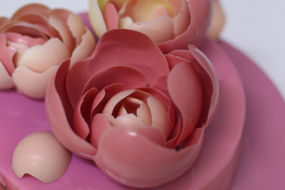 Декор шоколадные цветы