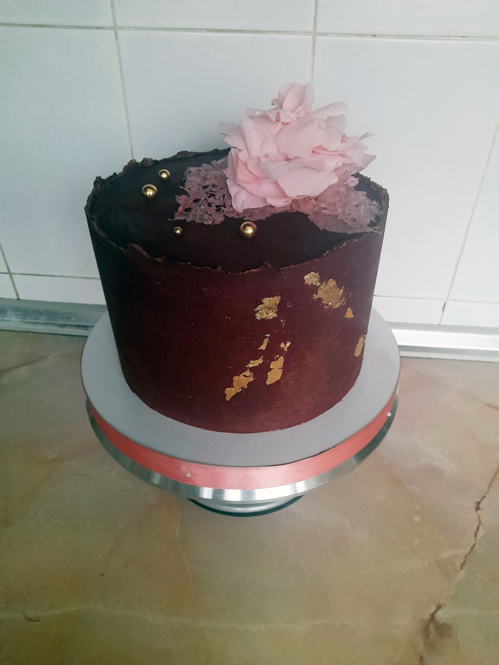 Торт "Медовик с брусникой" 