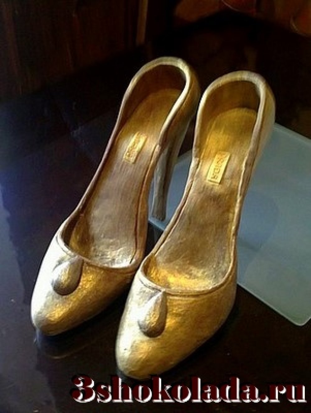 Шокотуфли для невесты в натуральный размер 