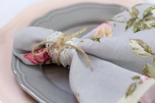 Украшение салфеток в стиле рутсик
