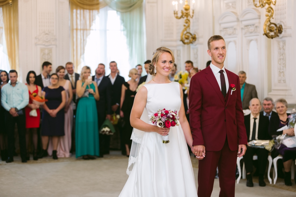 Организация свадьбы в Санкт-Петербурге от агентства RichArt. Дворец бракосочетания №1 на Английской набережной. Счастливые молодожены
#RichArt #Торжествомания