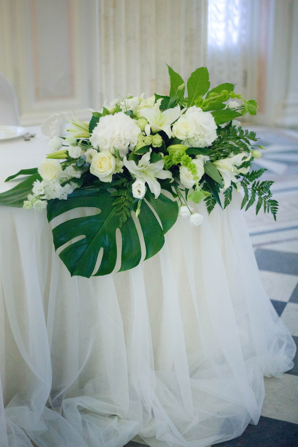 декорирование свадьбы в Императорском дворце Бельведер