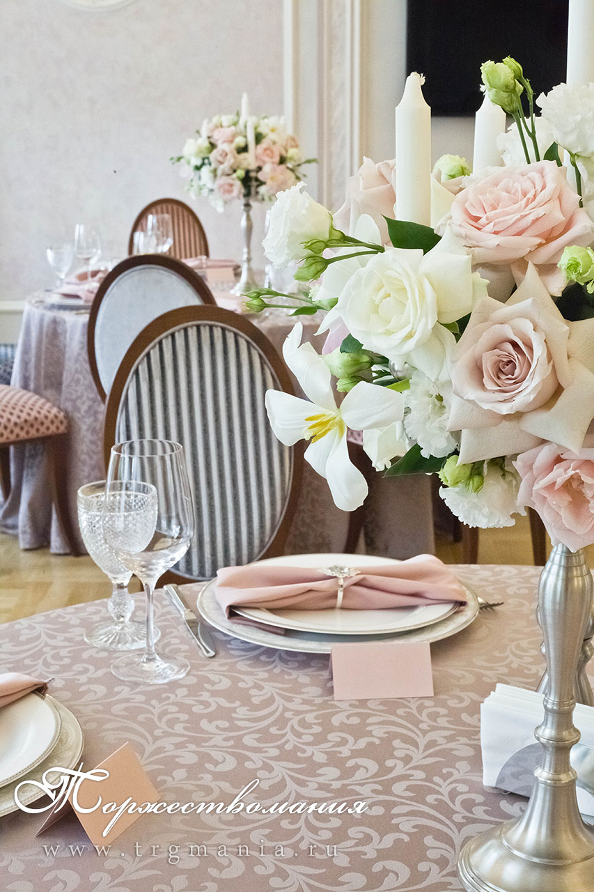 студия декора Торжествомания, украшение зала на свадьбу