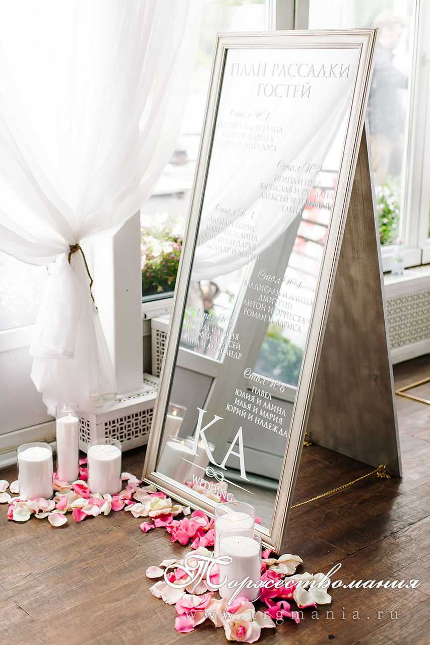 план рассадки в ресторане Паруса