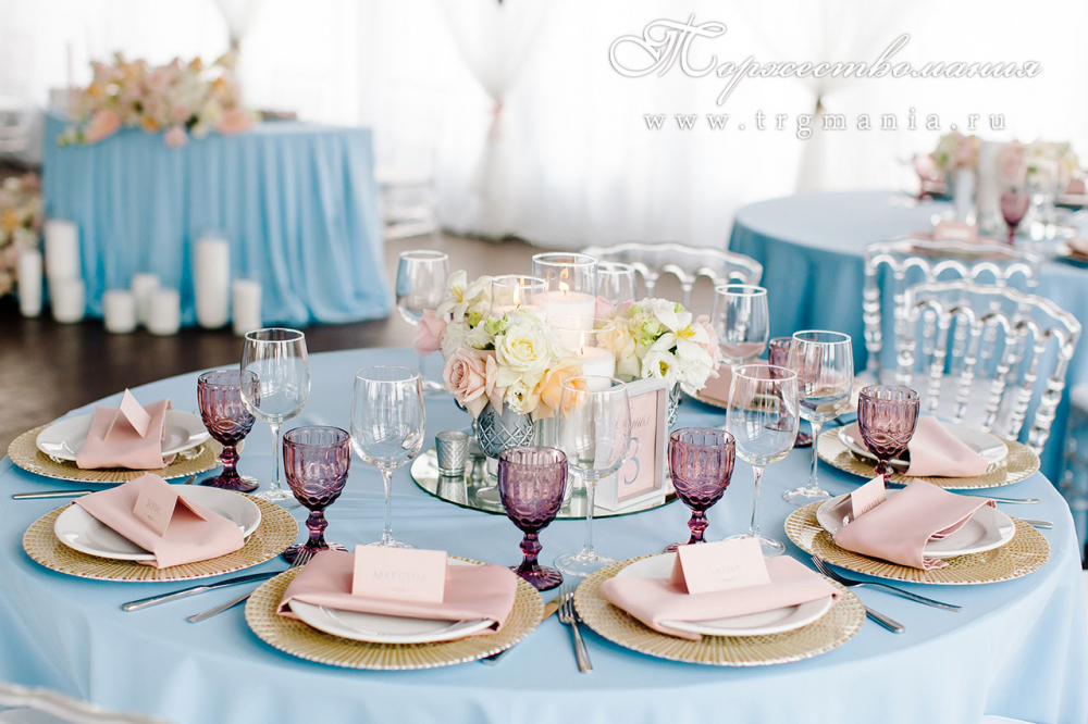оформление свадьбы в ресторане Паруса