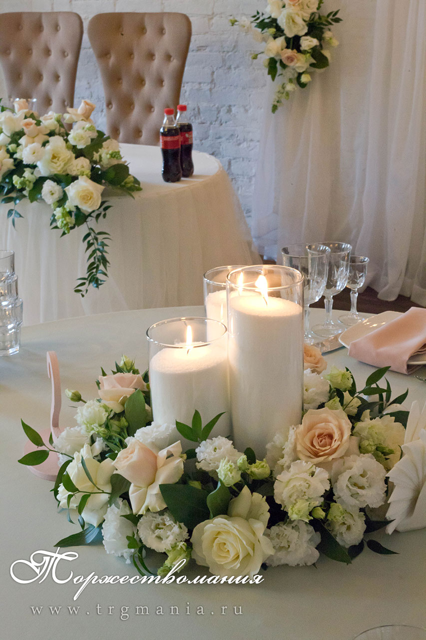 декор столов гостей в санкт-петербурге