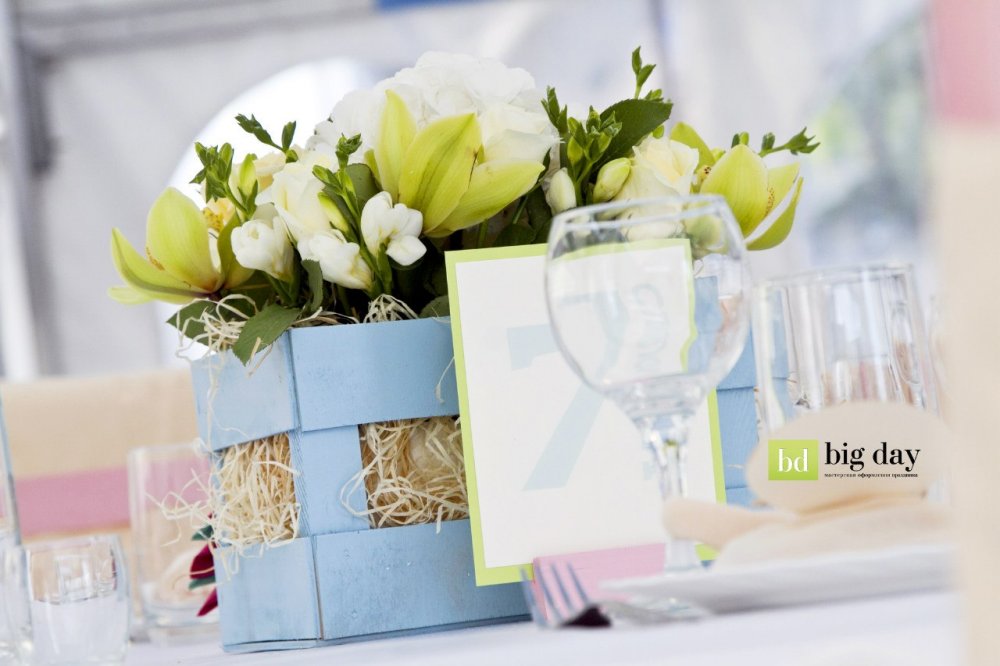 Композиции в ящичках