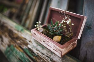 Шкатулка для колец в эко-стиле