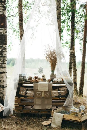 Кенди бар в стиле рустик