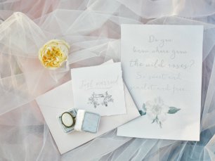 Полиграфия "Just married"