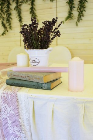 Свадьба в стиле эко-прованс. Лаванда