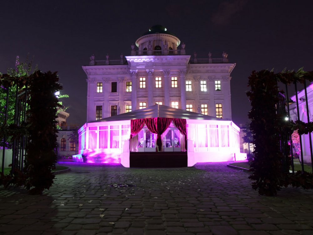 Световое декорирование шатров