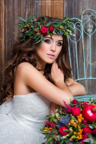 Яркий образ невесты