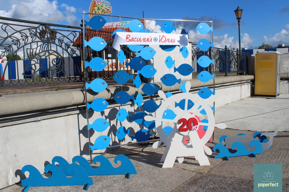 Фотозона на 20е свадьбы