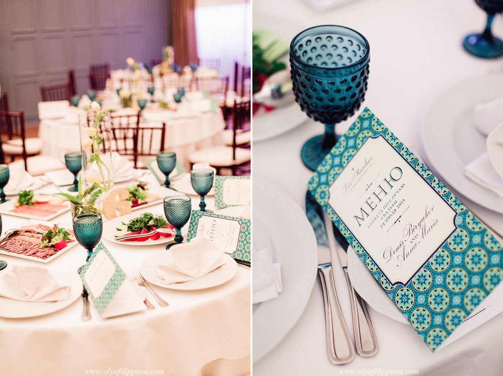 Оформление гостевых столов