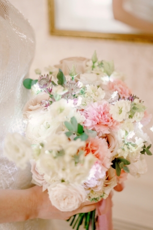 Букет невесты со звездами