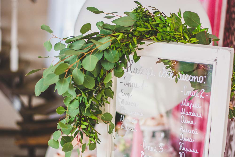 План рассадки