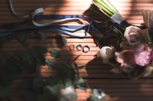 Восхитительный контрастный букет невесты.