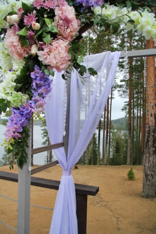 Оформление выездной регистрации. Арка