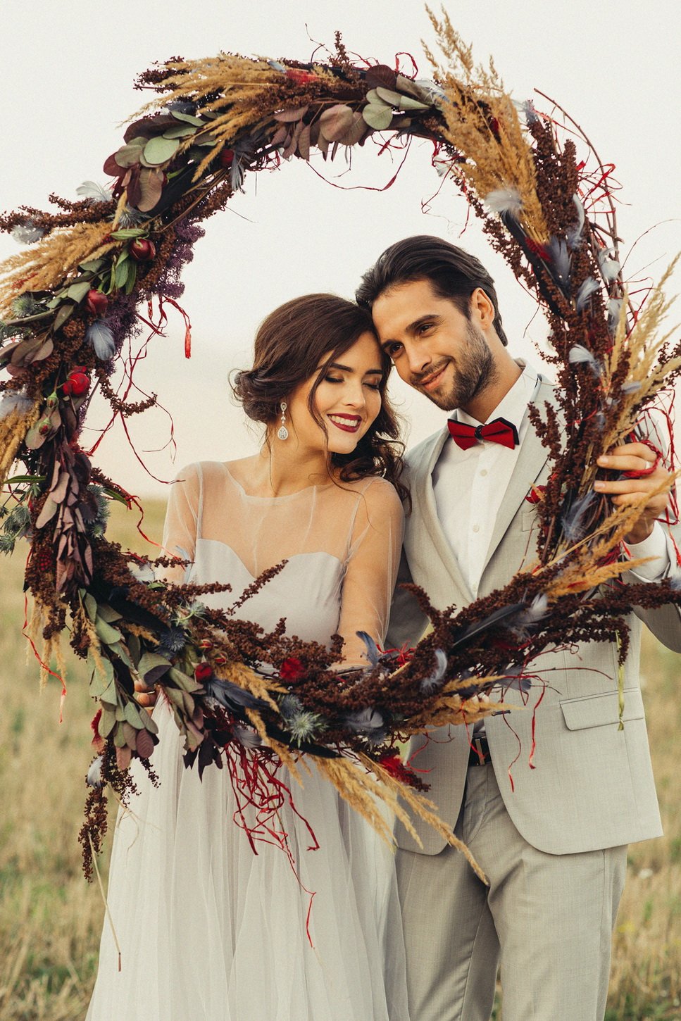 Венок для свадебной фотосесии