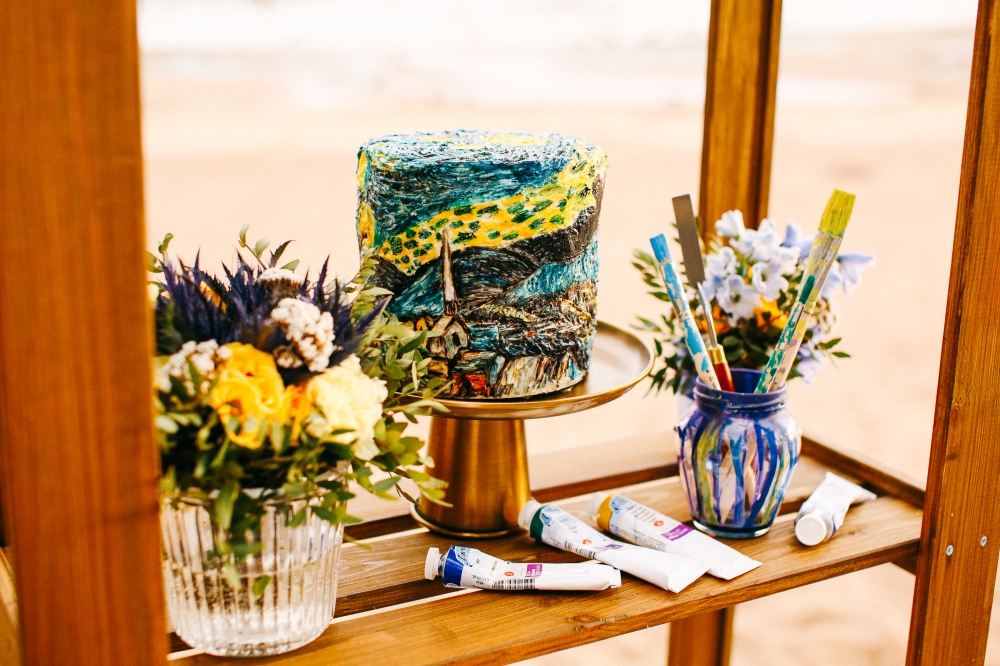 Фотосессия по мотивам картины Ван Гога "Звездная ночь"