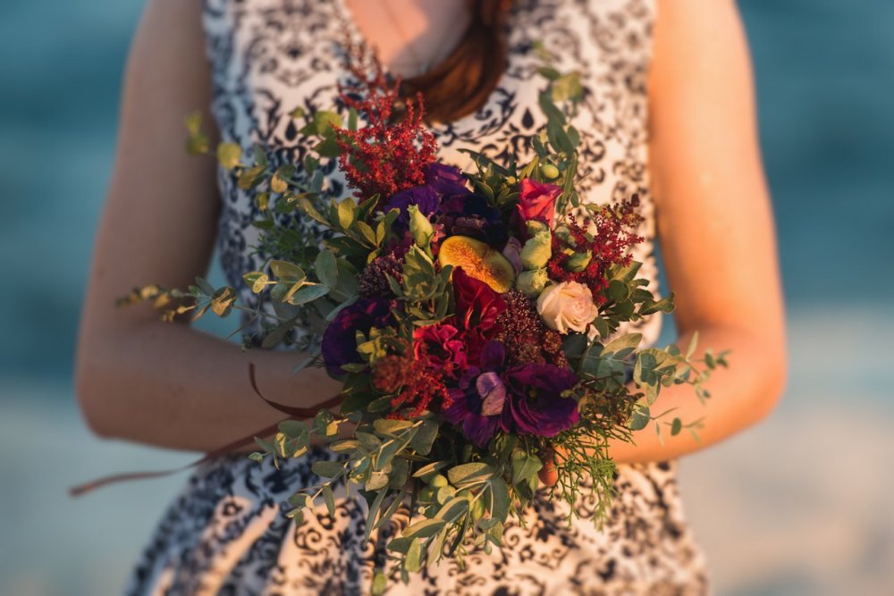 Букет невесты с инжиром