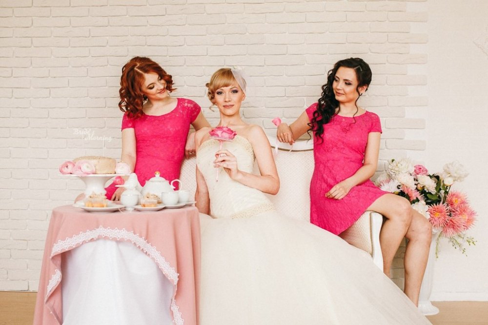 Утро невесты с подружками