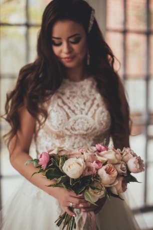 Букет невесты в нежных тонах