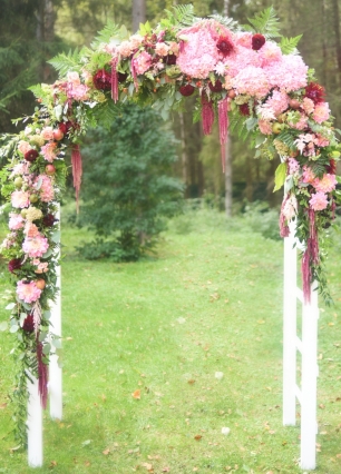 Свадебная арка. Оформление выездной регистрации