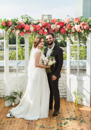 цвет свадьбы 2019, свадьба в коралловом цвете, декор СВАДЕБКИ