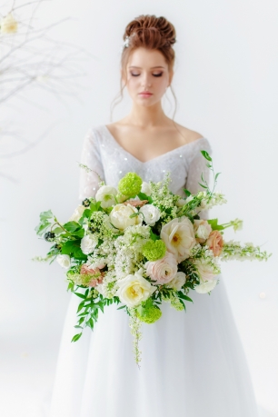 Весенний букет невесты