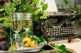 Часть фотозоны на свадьбе Миши и Ксюши