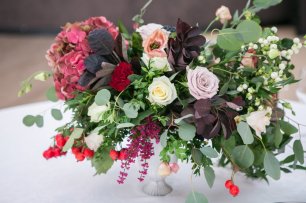 Композиции на столах гостей