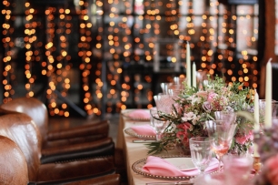 Оформление свадебного ужина