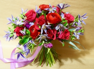 Букет невесты "растрепыш"